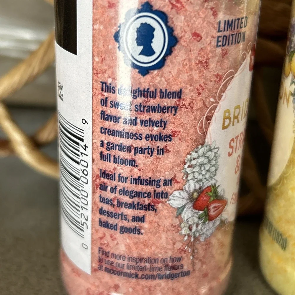 McCormick x Bridgerton Limited Edition Sugars Strawberry, Lavender,Lemon‎ SEALED